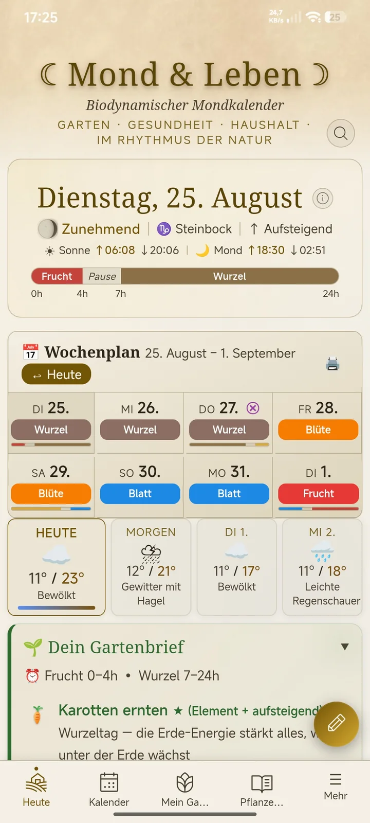 Mondkalender Hellmodus