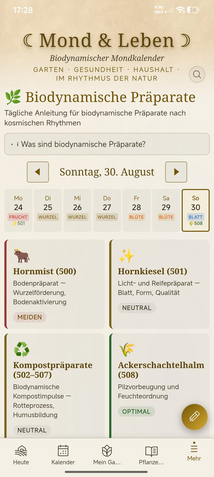 Biodynamische Präparate