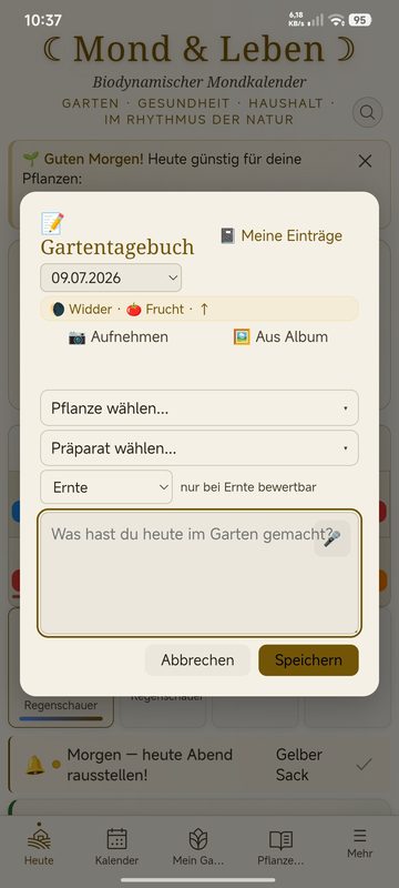 Gartentagebuch