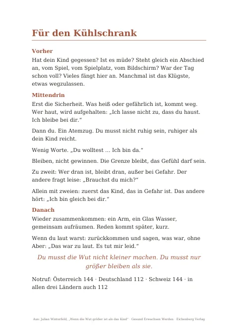 Vorschau der Seite „Für den Kühlschrank“